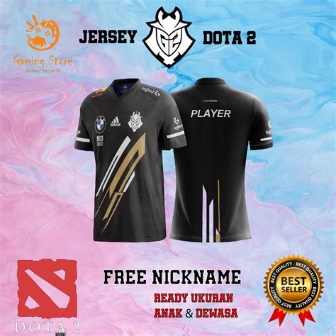 Jual Jersey Kaos Baju G2 DOTA 2 2022 | Shopee Indonesia