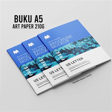 Cetak Buku A5 Art Paper 210gr Cathay Digital Printing