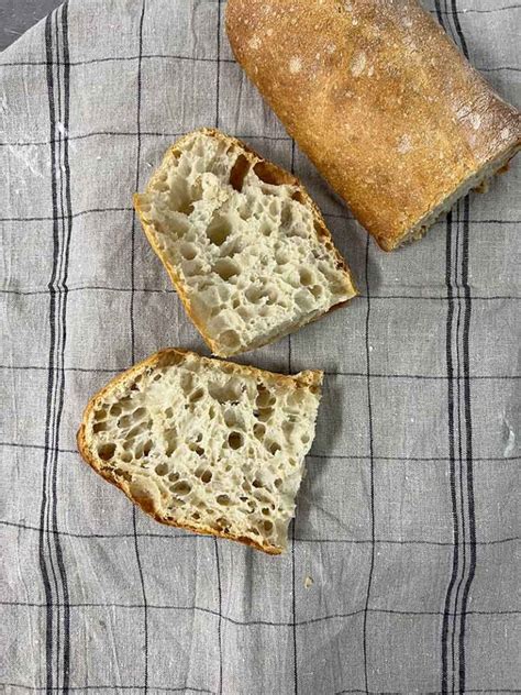 Receta fácil pan de chapata Panadería Chapela