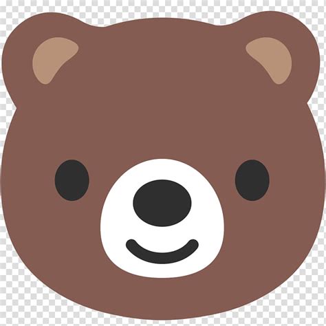 Bear Emoji Android Noto Fonts Bear Transparent Background Png Clipart