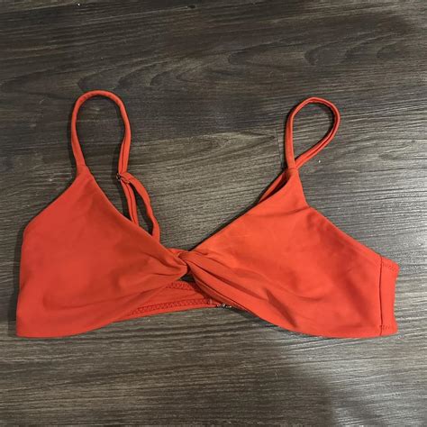 Women S Red Bikini And Tankini Tops Depop