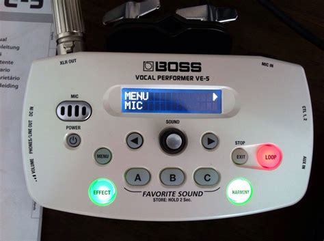 Boss VE-5 Vocal Performer image (#679968) - Audiofanzine