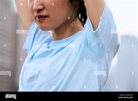 Sweat And Hot Japanese Woman Stock Photo Alamy