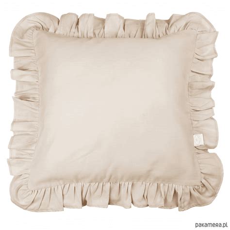 Poduszka z falbanką Margaret Nude Pakamera pl