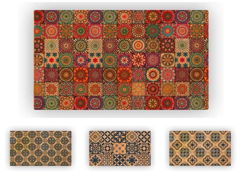 Cork Fabric Mosaic 20x35cm Etsy