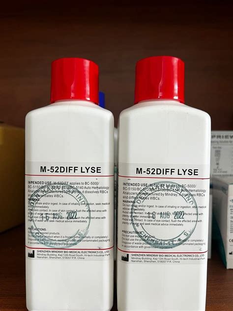 MINDRAY Liquid M52 Dif Lyse 500ml At Rs 5960 Piece In Bengaluru ID