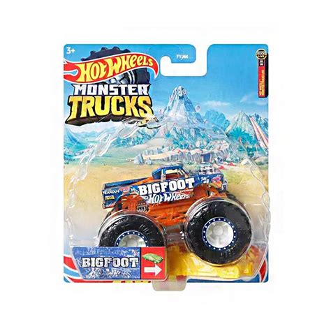 Amazon Hot Wheels Hw Monster Trucks Bigfoot Crash Legends Scale Toys Games
