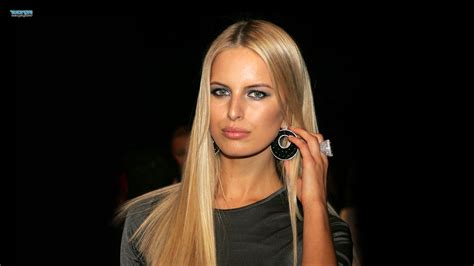 X Karolina Kurkova Blonde Green Eyes Victorias Secret Dress