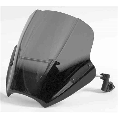 Moto plexi MRA Univerzální SPEED SCREEN FOR NAKED BIKE Speed Screen černé