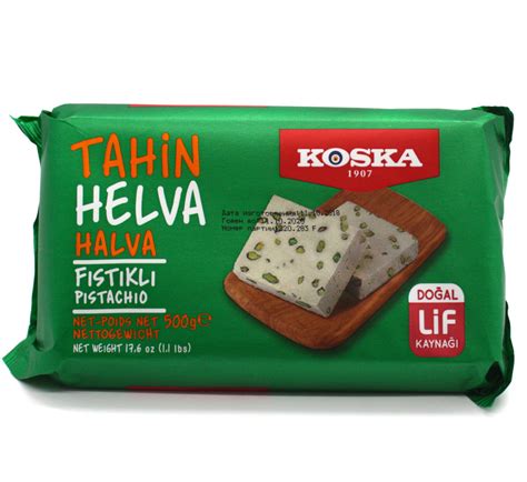 Кунжутная халва с фисташками, 500 г | Koska