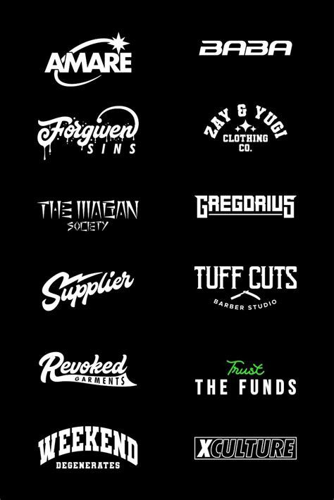 Creative Clothing Brand Logo Designs Karen Johsnon