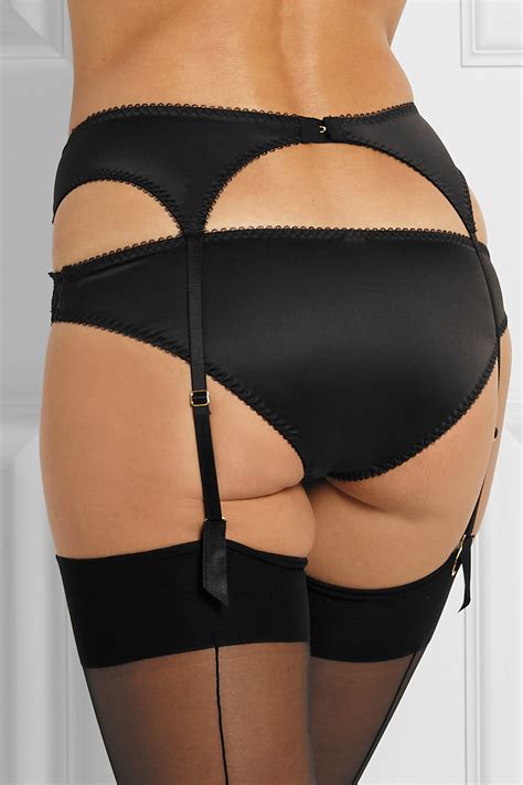 Lyst Lagent By Agent Provocateur Marsiela Stretch Satin And Lace