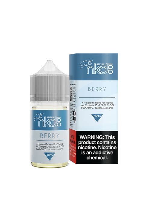 Naked 100 Salt Berry Salt Likit 30ML Böğürtlen Ahududu Mentol Fiyatı