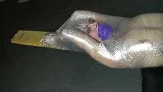 Naked Girl Plastic Wrap Bondage FAPCAT