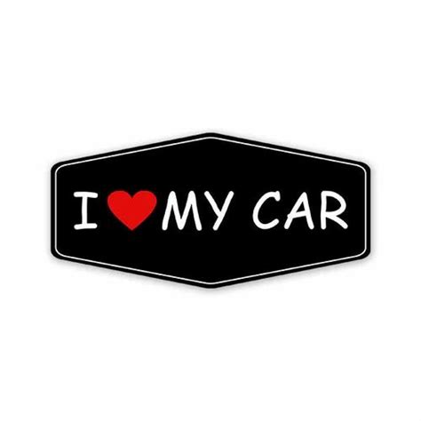 I Love My Car Car Sticker At Rs 20000 Car Sticker Id 2851835811688
