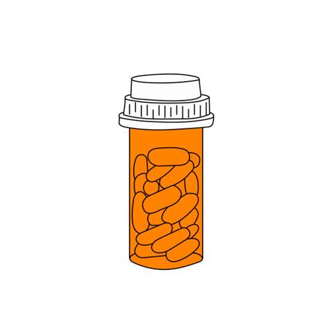 Empty Pill Bottle Illustrations, Royalty-Free Vector Graphics & Clip Art - iStock