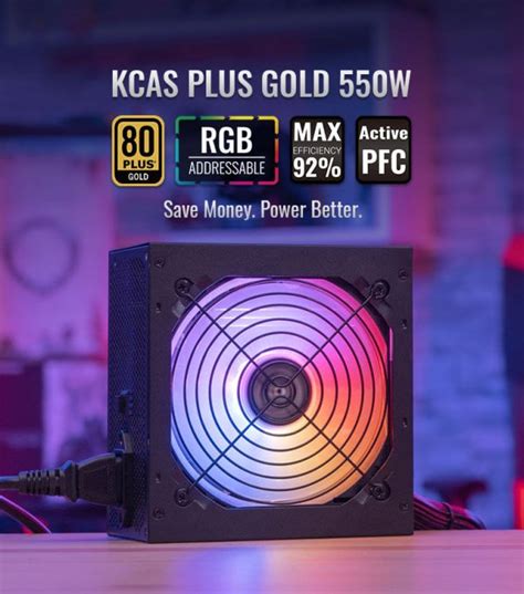 KCAS PLUS GOLD 550W AeroCool