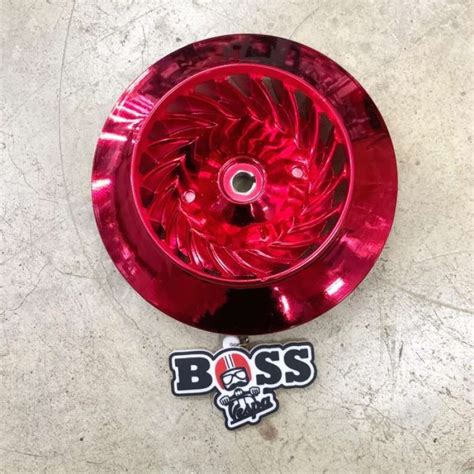 Jual Kipas Fan Magnet Original Red Chrome Vespa 3V Iget Sprint Prima