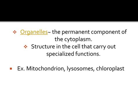 PPT - CYTOPLASM PRESENTATION PowerPoint Presentation, free download ...
