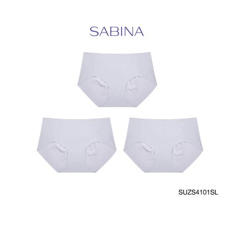 Sabina กางเกงชนใน Set 3 ชน ทรง Bikini Seamless รน Panty Zone รหส SUZS4101SL สเทาออน