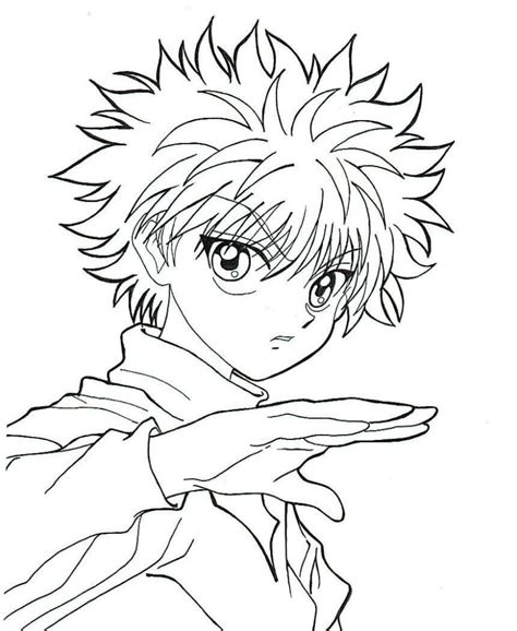 Coloriage Hunter X Hunter - Coloriages Hunter x Hunter. Imprimer au format A4