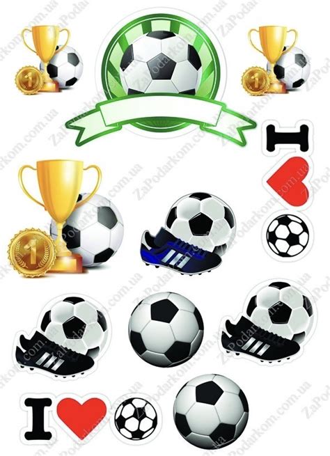 Вафельна картинка футбольний м'яч Купити в Києві, Україні за ціною 57 ...