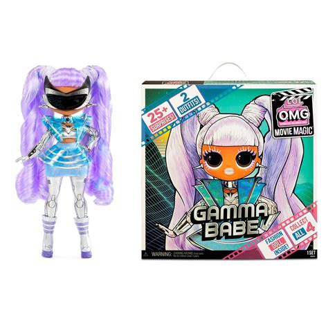 L O L Surprise O M G Movie Magic GAMMA BABE Fashion Doll With 25 Surprises