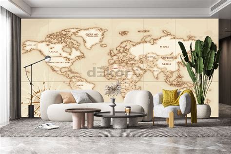 Fototapeta Karta Svijeta Dekorprint
