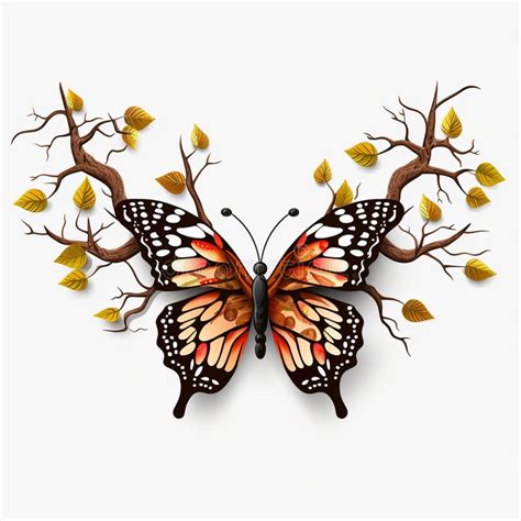 Butterfly Meaning a Source of Inspiration Stock Illustration