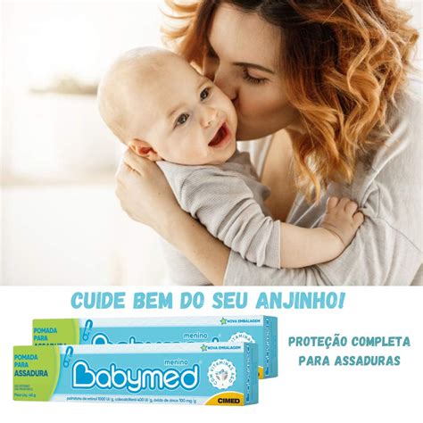 Babymed Pomada De Assaduras Azul Caixa 45g Cimed Kit 5 Caixas