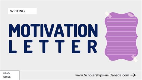 Perfect Motivation Letter For Canadian University Applications