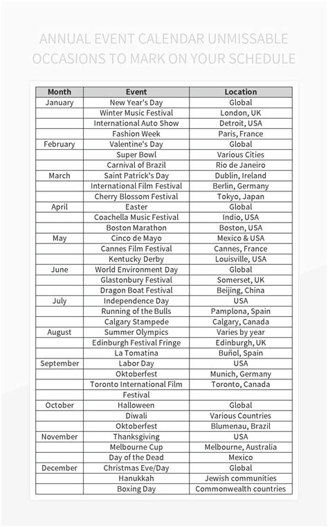 event calendar templates  google sheets  microsoft excel