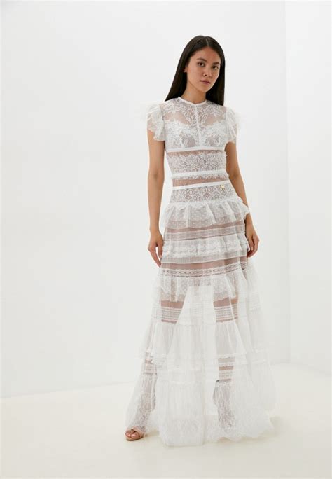 Платье Rich Naked Eliss Long Dress цвет белый MP002XW0K0IM купить в интернет магазине Lamoda