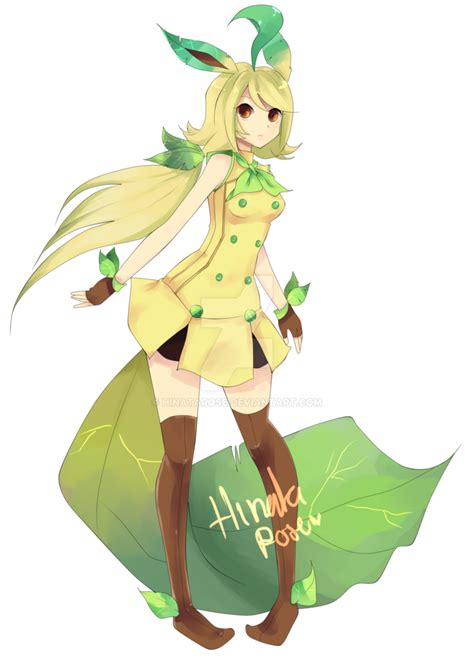 Leafeon Gijinka By Hinatarose Pokemon Manga Pokemon Costumes Cute