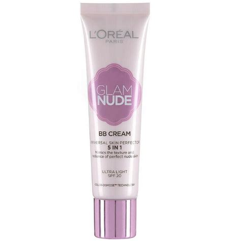L Oreal Glam Nude BB Cream 5 In 1 Ultra Light World Of Cosmetics