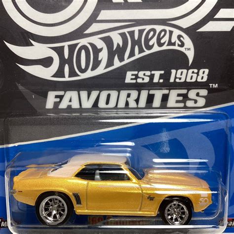 Yahoo オークション ホットウィール 69 シボレー カマロ 黄色 Hot