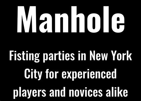 Gaysexnyc On Twitter Sunday June Th Nyc Gay Play Party Manhole Fisting Parties In Nyc