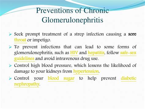 Chronic Glomerulonephritis Symptoms Diagnosis Treatment Of Chroni…