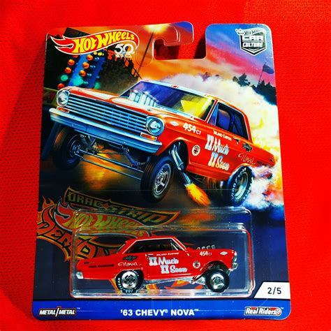Hot Wheels Chevy Nova Red Captainbuay Thaipick