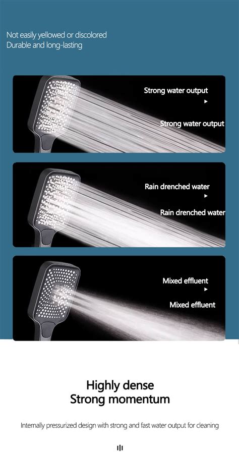 FARIDA Matte Black In Hot And Cold Shower Set Rain Shower Set For Bathroom Shower Set With
