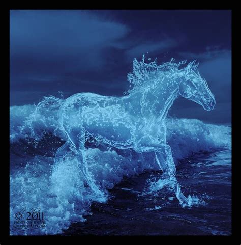 Emerging From Water By Prints Of Hooves On Deviantart Fantasy Horses