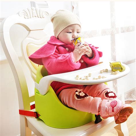 Foldable Portable Adjustable Baby Kids Booster Seats Highchair High