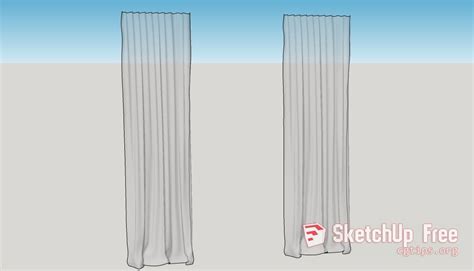 Curtain 3D Model SketchUp