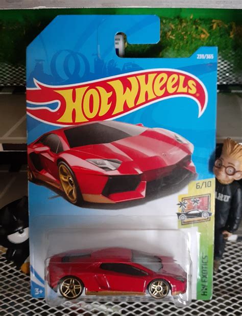 Hot Wheels Lamborghini Aventador Miura Homage Merah Lazada Indonesia