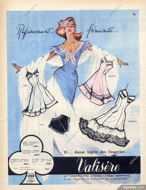 Valisère Lingerie Nightgown Advertisement