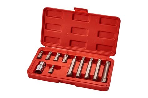 11pc Spline Bit And Socket Set Eakers Diy