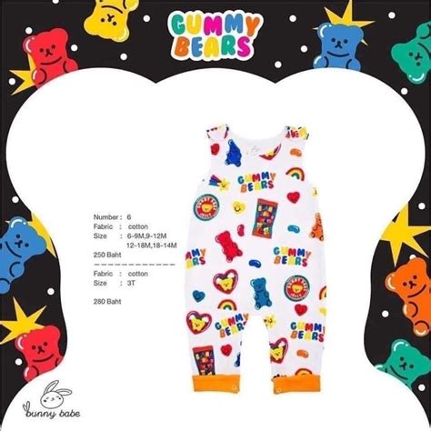 Bunny babe size 3T รน gummy bears ใสนอยคะ Shopee Thailand