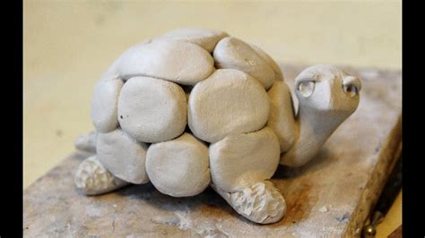 Diy Turtle In Self Hardening Clay Air Dry Clay Diy Animals In Clay