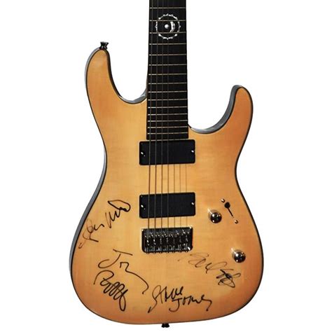 The Sex Pistols Guitar Autographed Collectible