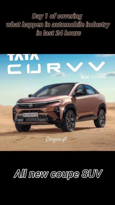 Finally 🥵 Tata Launch All New Coupe Suv Tata Curve Wait For End 🔚